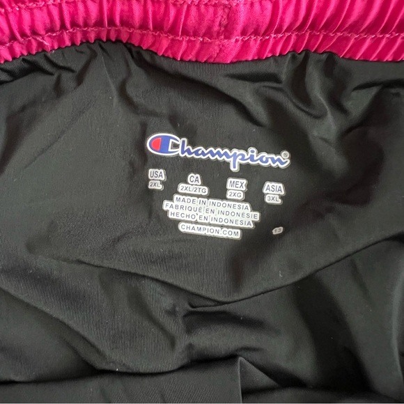 Champion Womens Pink Magenta Athletic Shorts Elastic Waist Drawstring 2XL NWT - Picture 9 of 9